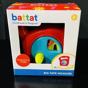 Battat Big Tape Measure Toy 64" Kids Measuring Tool Inches CM 2+ New Boxed